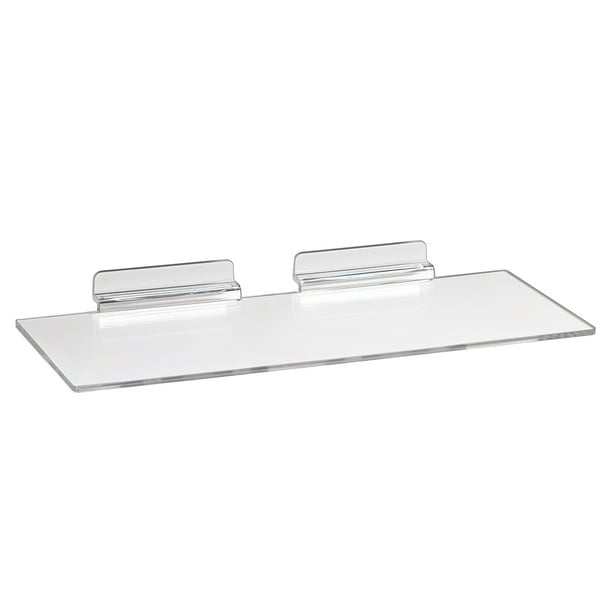 Slatwall Shoe Shelf Silver